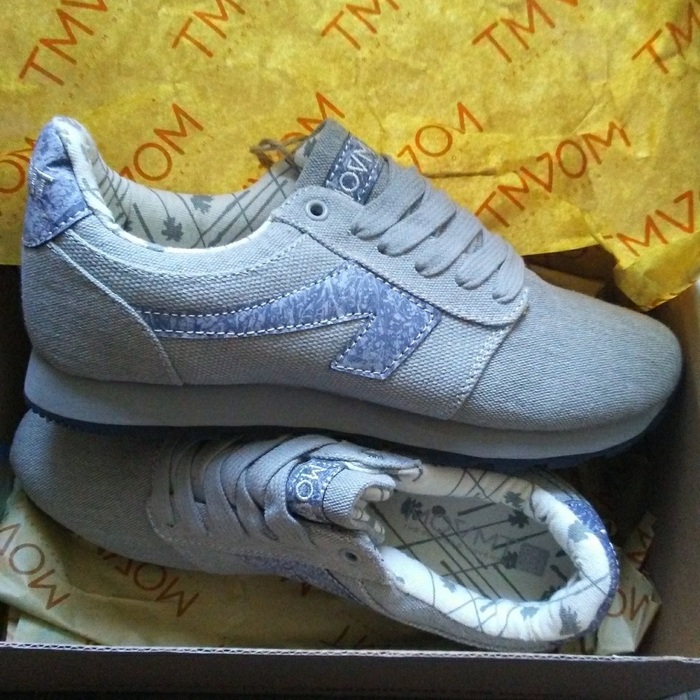 June Grey Women's Sneakers Shoes Size 7